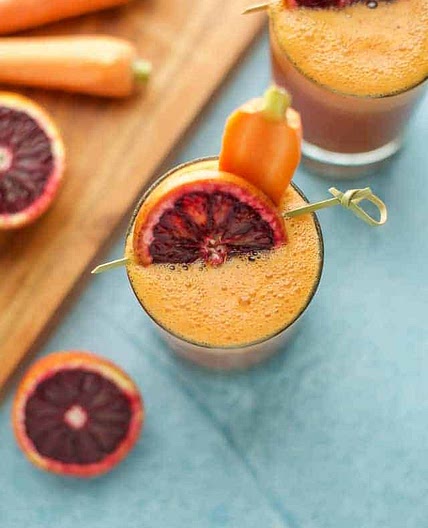 Blood Orange, Carrot and Turmeric Smoothie