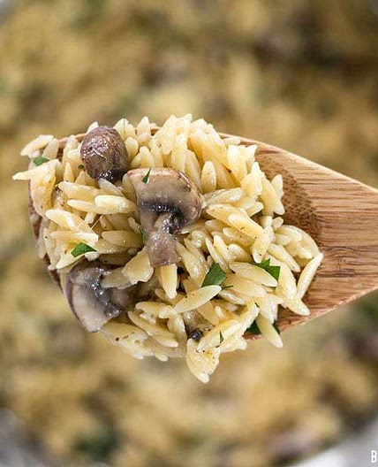 Parmesan Portobello Orzo