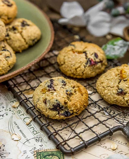 Orange Marmalade Cranberry Cookies