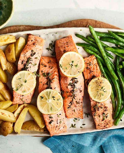 Baked Lemon-Thyme Salmon
