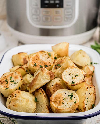 Crispy Instant Pot Potatoes