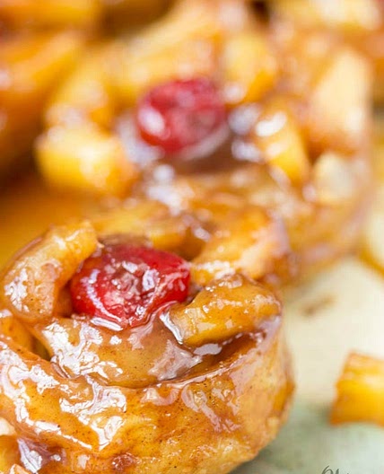 5 Ingredient Puff Pastry Pineapple Upside Down Cinnamon Rolls