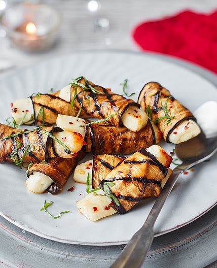 Halloumi pigs in blankets