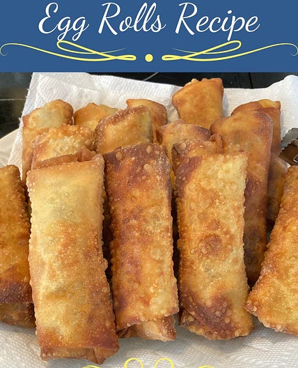 Homemade Ground Beef Egg Rolls Recipe