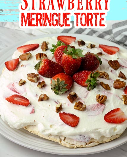 STRAWBERRY MERINGUE TORTE
