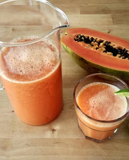 Suco de mamão