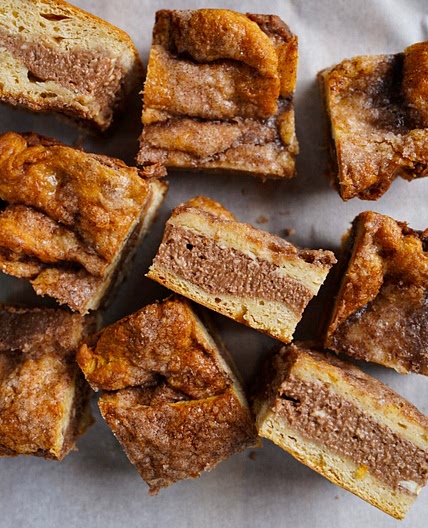 Chocolate Churro Sopapilla Cheesecake Bars