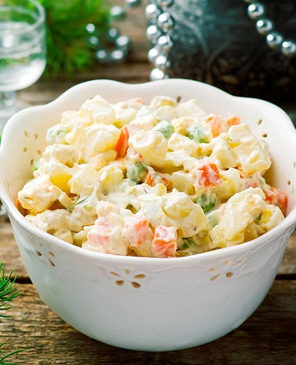 Салат Оливье с курицей – проверенный рецепт с фото