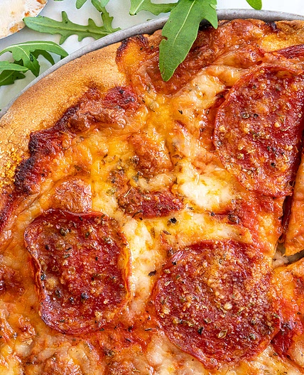 3-Ingredient Gluten Free Pizza Recipe (vegan, dairy free, low FODMAP)