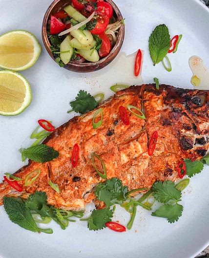Tandoori fish