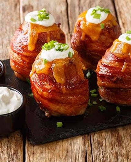 BBQ Volcano Potatoes