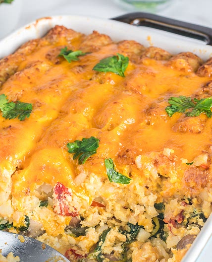 Tater Tot Breakfast Casserole