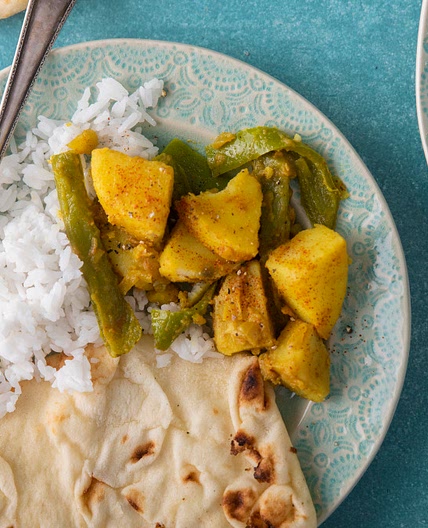 Indian Potatoes with Mustard Seeds (Sookhi Bhaji)