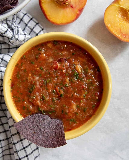 Peach Mango Salsa