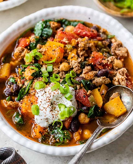Turkey Butternut Squash Chili