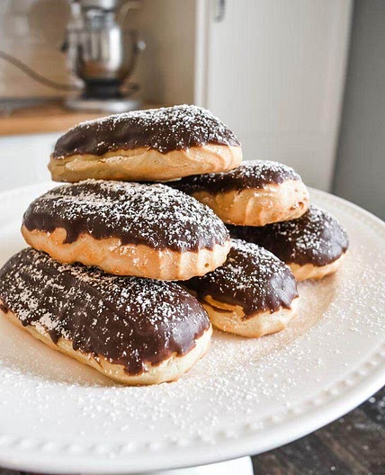 DARK CHOCOLATE ECLAIRS