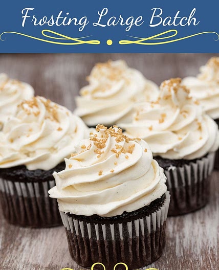 Simple Buttercream Frosting Large Batch