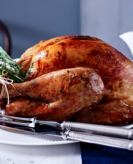 Roast turkey and stuffing