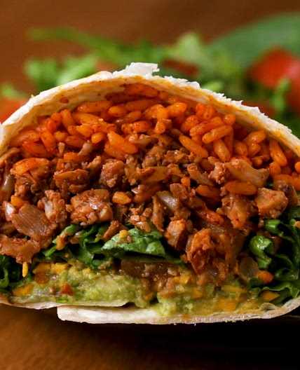 Cauliflower Walnut Burritos Recipe by Tasty