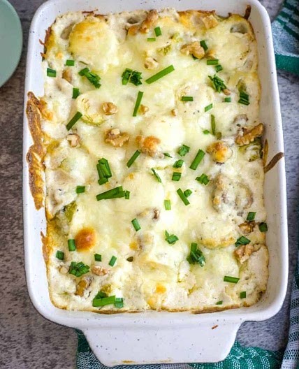 Keto Brussels Sprouts Cassserole