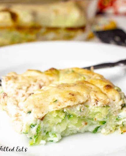 Bacon & Swiss Zucchini Bake