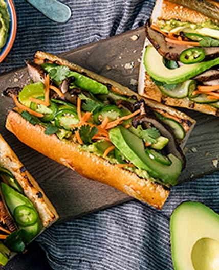 Vegan Avocado Banh-Mi