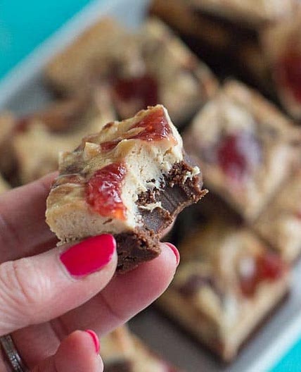FODMAP IT!™ PB & J Cream Cheese Brownies