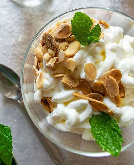 Gdańsk’s Milk: Almond & Rum Whipped Cream Dessert
