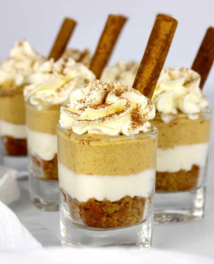 Keto Pumpkin Pie Cheesecake Cups
