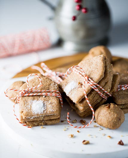 Galletas de nuez y harina de espelta