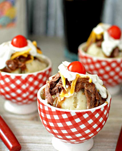 Hot Beef Sundae
