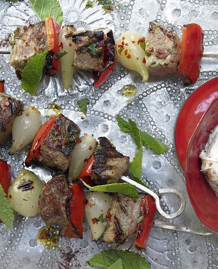 Türkische Fleischspieße