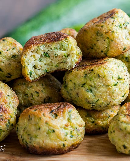 Polpette di zucchine e ricotta al forno