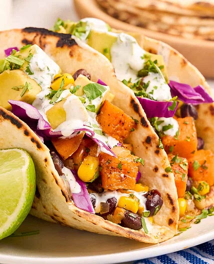 Sweet Potato and Black Bean Tacos