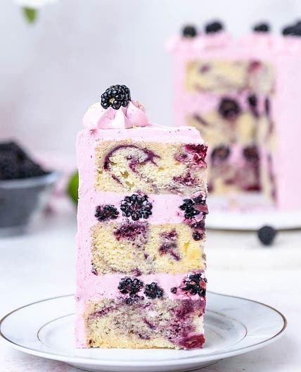 Blackberry Lime Cake