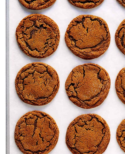 Chewy Ginger Molasses Cookies