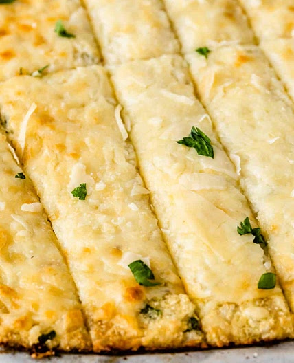 Low Carb Cauliflower Breadsticks