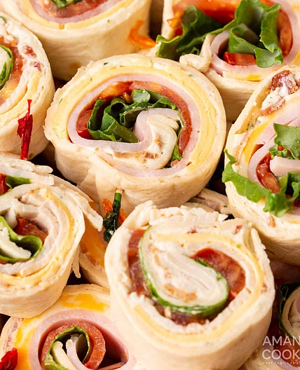 Club-Style Pinwheel Sandwiches