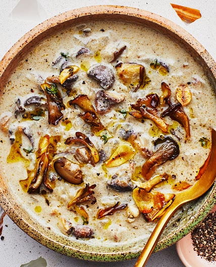 Vegan Cream of Mushroom Soup