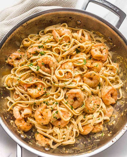 Garlic Shrimp Pasta Recipe