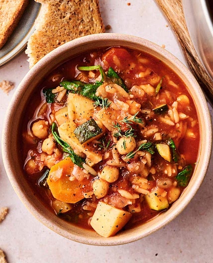Vegetable Orzo Soup