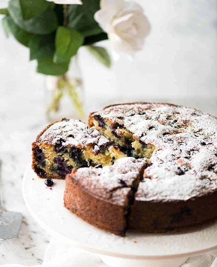Blueberry Lemon Yoghurt Cake