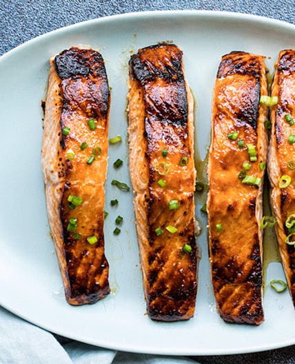Bourbon Glazed Salmon Recipe