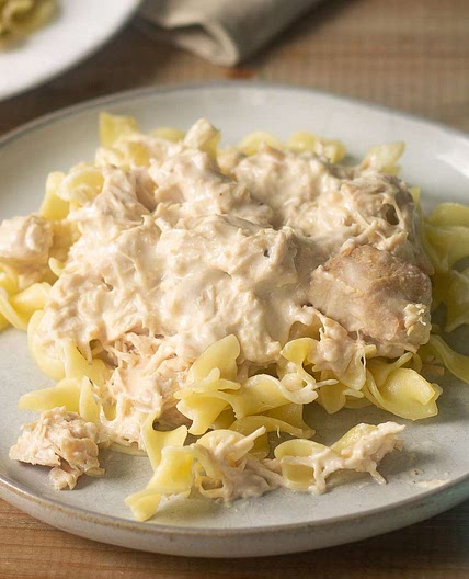 Slow Cooker Chicken Stroganoff