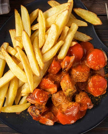 Homemade Currywurst