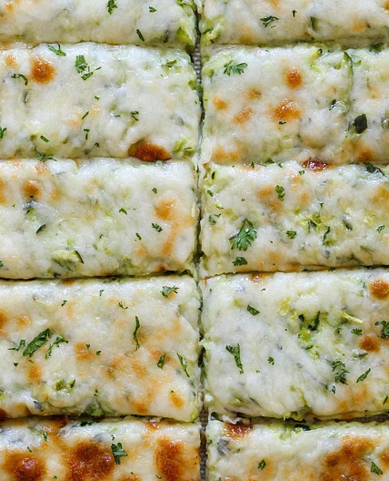 Cheesy Zucchini Breadsticks