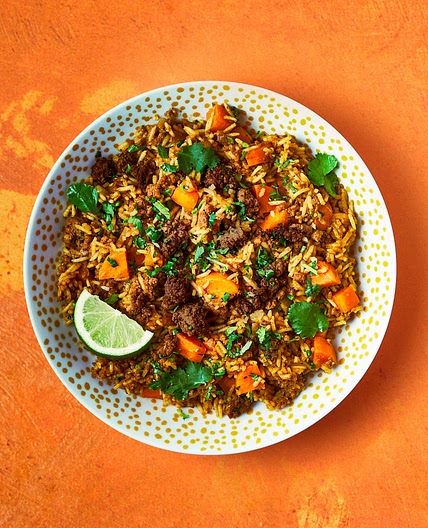 Beef Keema With Lime And Coriander
