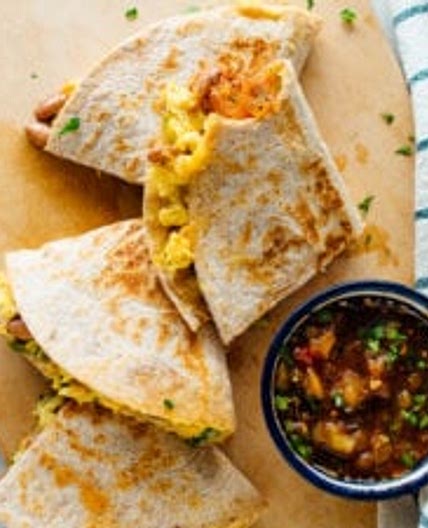 Simple Breakfast Quesadillas