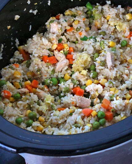 Slow Cooker Chinese Fried Rice