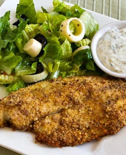 Almond and Parmesan Baked Fish